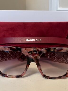 Marciano Tortoiseshell Sunglasses with Brown Gradient Lenses